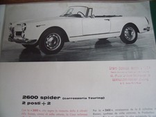 alfa romeo 2600 spider touring