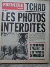 " PREMIERE HEBDO "No2 du 24/12/70  TCHAD PHOTOS INTERDITES