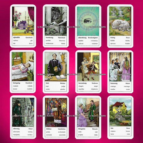 Jeu cartes divinatoires - cartes,
