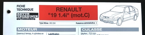 Fiche technique automobile - fiche,