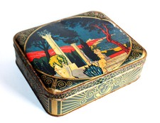 JOLI ANCIENNE BOITE A BISCUIT