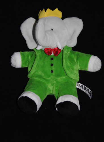 Doudou éléphant babar - éléphant,