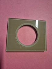 Legrand 69461 ou 694 61 - Plaque CELIANE en VERRE MOKA Marron