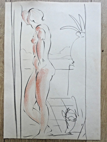 Dessin ancien nu - ancien, (circa
