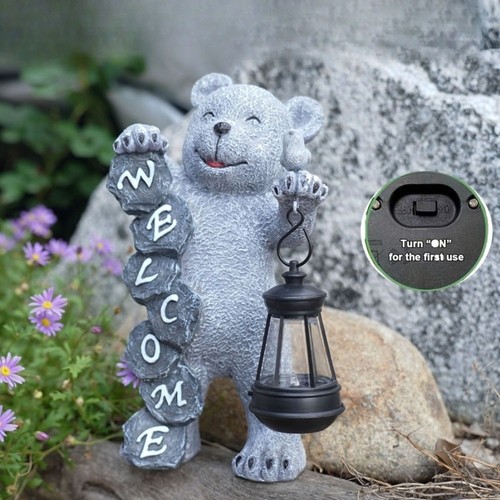 Lampe jardin résine - de,