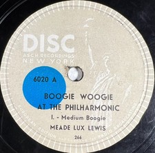 Meade Lux Lewis : Boogie