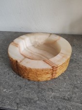 Grand Cendrier Vintage En Onyx