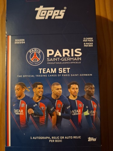 Topps paris saint germain team - paris,