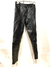 Ancien pantalon en Cuir de Moto Biker Allemand
