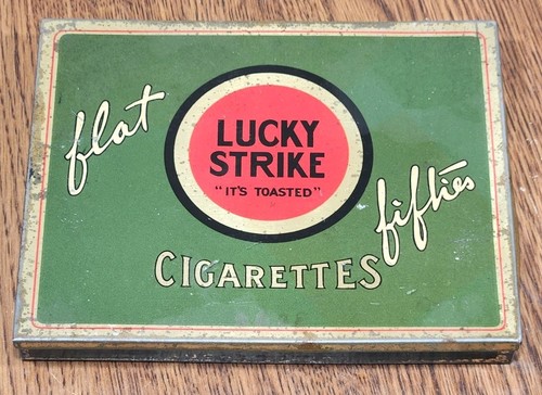 Ancienne boite tole vide - , lucky