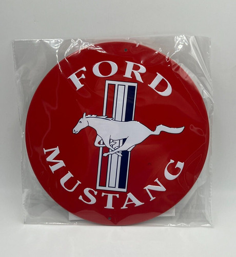 Plaque vintage ford mustang - vintage,