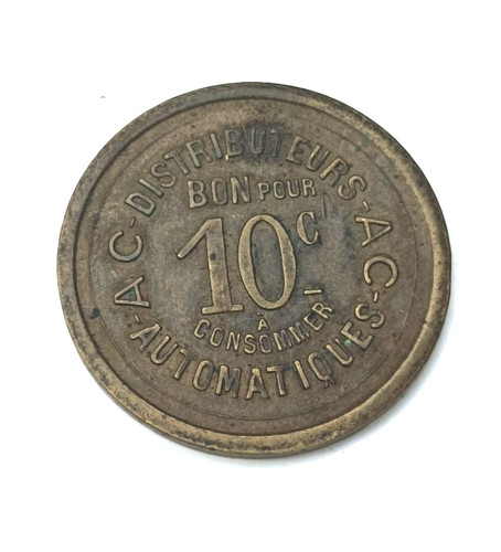 Jeton centimes consommer - 10,