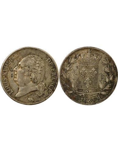 France louis xviii - france, francs