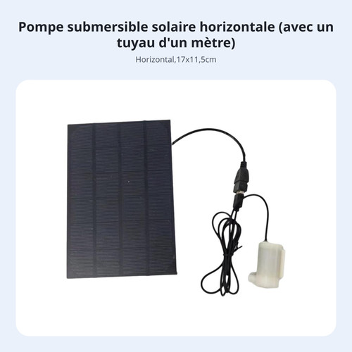 Pompe solaire immergée - , bassin