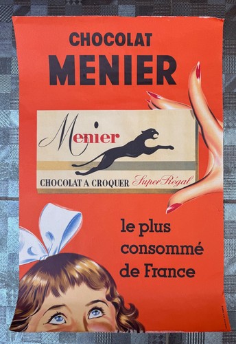 Ancienne affiche chocolat - affiche,