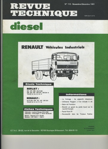 Revue technique diesel - technique,