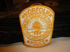 police Américaine ... insigne écusson police of Norfolk. police portuaire 