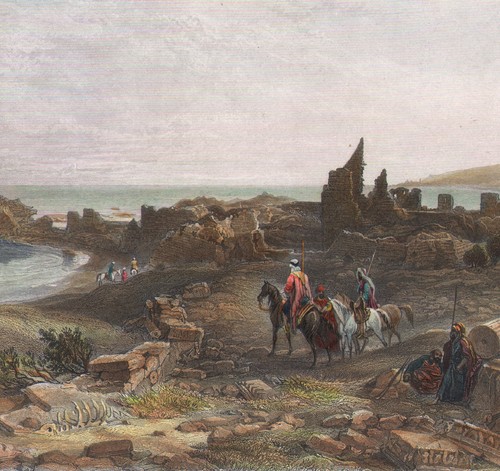 1835 gravure aquarellée - gravure,