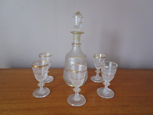 Carafe liqueur 5 verres - 5,