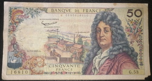 Billet français francs - français,