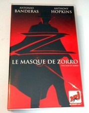 LE MASQUE DE ZORRO film VHS cassette Antonio Banderas /Francais French PAL SECAM