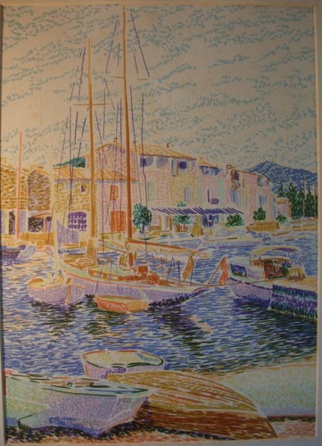 Lithographie port - lithographie,,