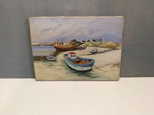 Tableau Ancien - Bord de Mer