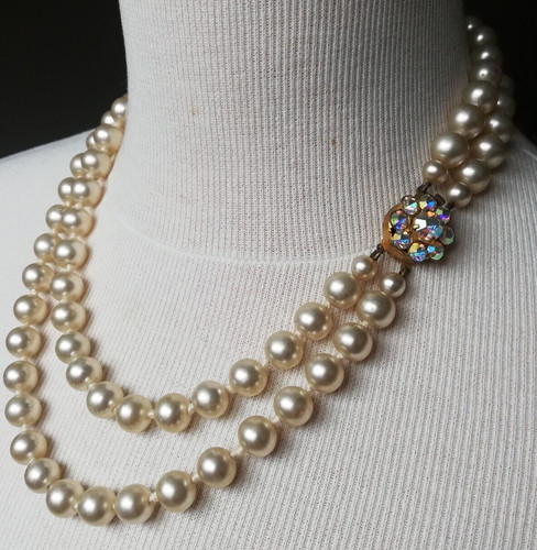 Collier ancien perles - en,