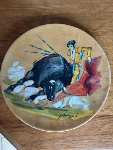 Assiette ancienne bois - en,