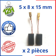 Charbons Balais Brosses moteur électrique 5 x 8 x 15 mm Universel Balais Carbon