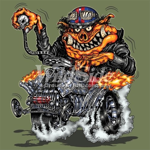 Hot rod pig - hot,