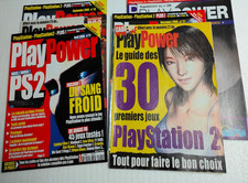 Lot 4 Magazines Play Power + Suppléments Console Playstation Xbox DC N64 PS2 VG