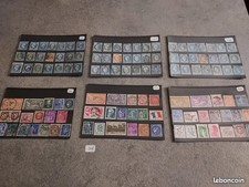 lot de 6 planches timbres classiques tout etats  voir photo N° 208