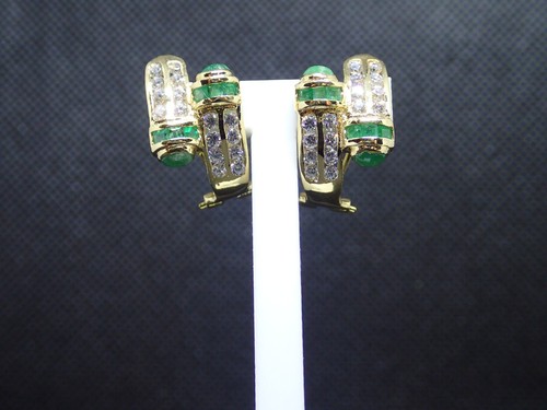 Boucle oreille or jaune - d'oreille, en