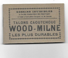 album ancien pub. Wood Milne dessins invisibles à frotter petit chaperon rouge