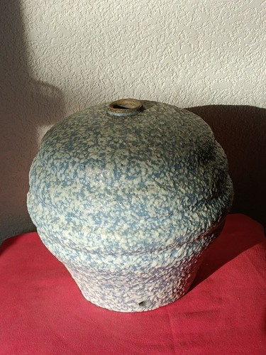 Pied lampe grès - de, bleu