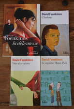 DAVID FOENKINOS - LOT DE 4 LIVRES - NRF/FOLIO - LA DELICATESSE - De 2011 à 2024