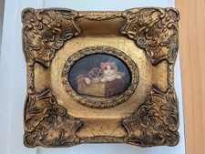 tableau aux chatons vintage
