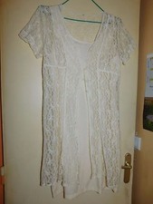 Robe habillée ivoire en