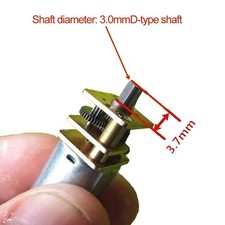 Moteur électrique miniature DC 5V avec système de réduction de vitesse pour o