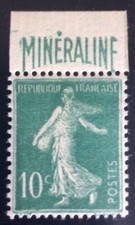 France N°188A 10c vert