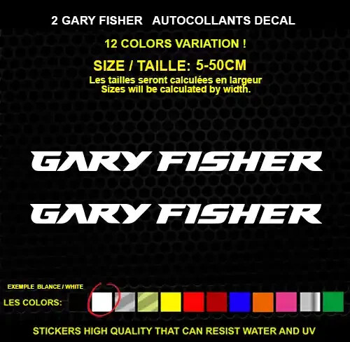 Gary fisher autocollant - 2,