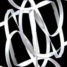 RUBAN SATIN BLANC 3mm x 5m MARIAGE CEREMONIE DRAGEES LOISIRS CREATIFS