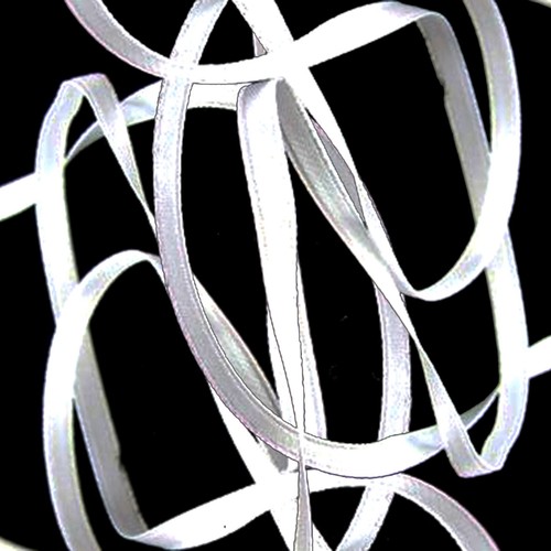 Ruban satin blanc 3mm 5m - satin,