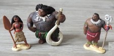 FIGURINES DISNEY "VAÏANA" X 3