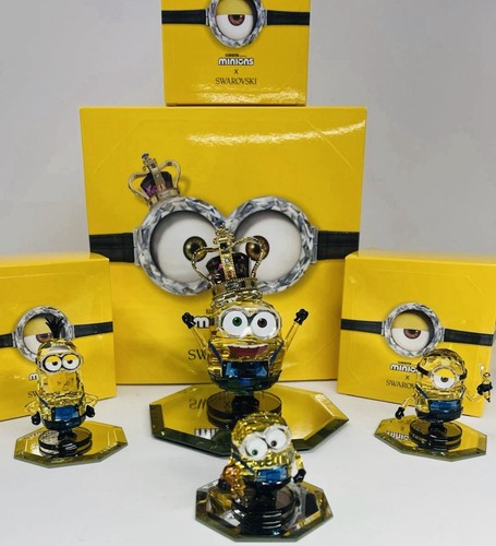 Swarovski crystal minions set - swarovski,
