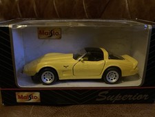 Chevrolet Corvette 1978 Maisto - Jouet à Friction - 1/39 - Comme Neuf