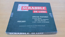 JEU DE SOCIETE SCRABBLE DE LUXE  PLATEAU TOURNANT SPEAR'S GAMES COMPLET VINTAGE