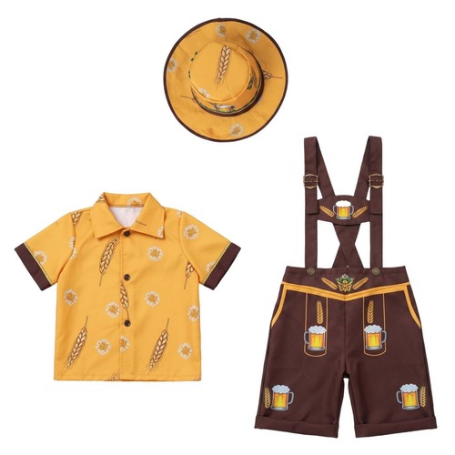 Costume bavarois avec chemise - bavarois,