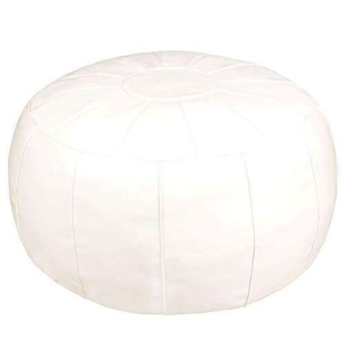 Unstuffed pouf foot stool - unstuffed,